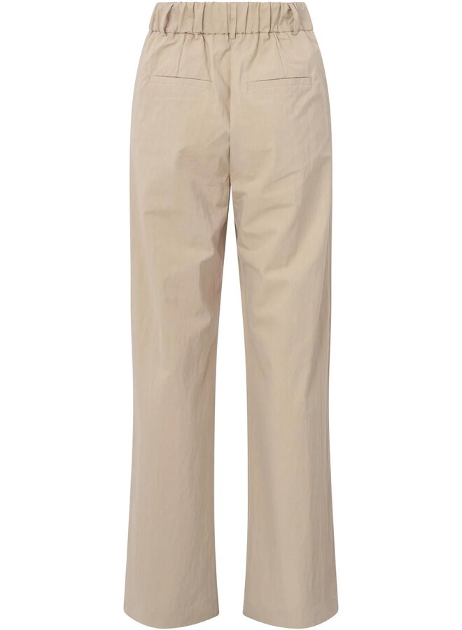 Pantalon Yaya à plis beige