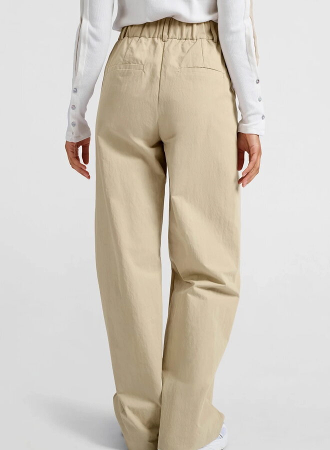Pantalon Yaya à plis beige