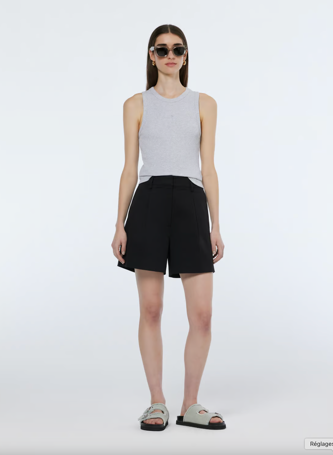 Short Scotch & Soda à plis noir