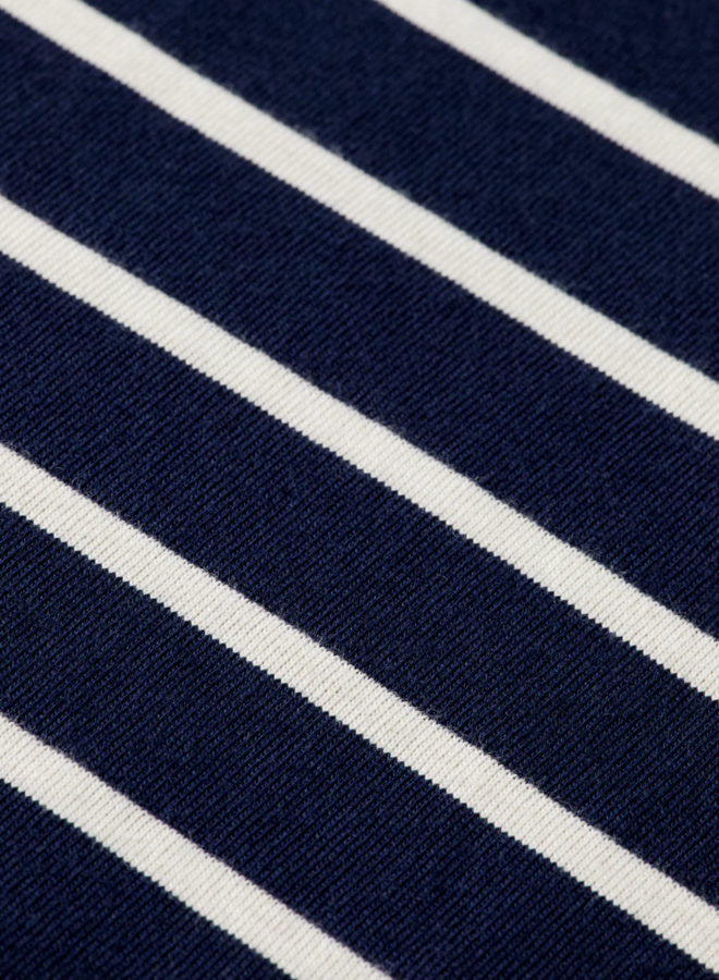 Chandail Scotch & Soda rayé bleu marine & écru