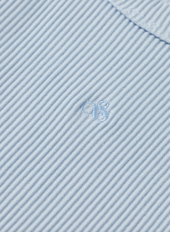 Camisole Scotch & Soda côtelée bleu pâle