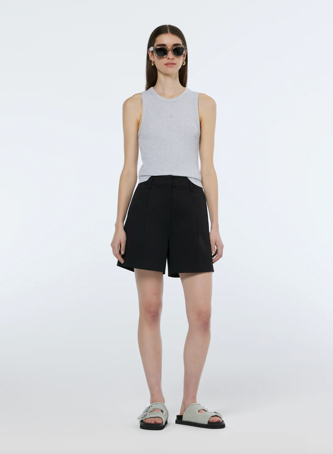 Camisole Scotch & Soda côtelée gris pâle mélange