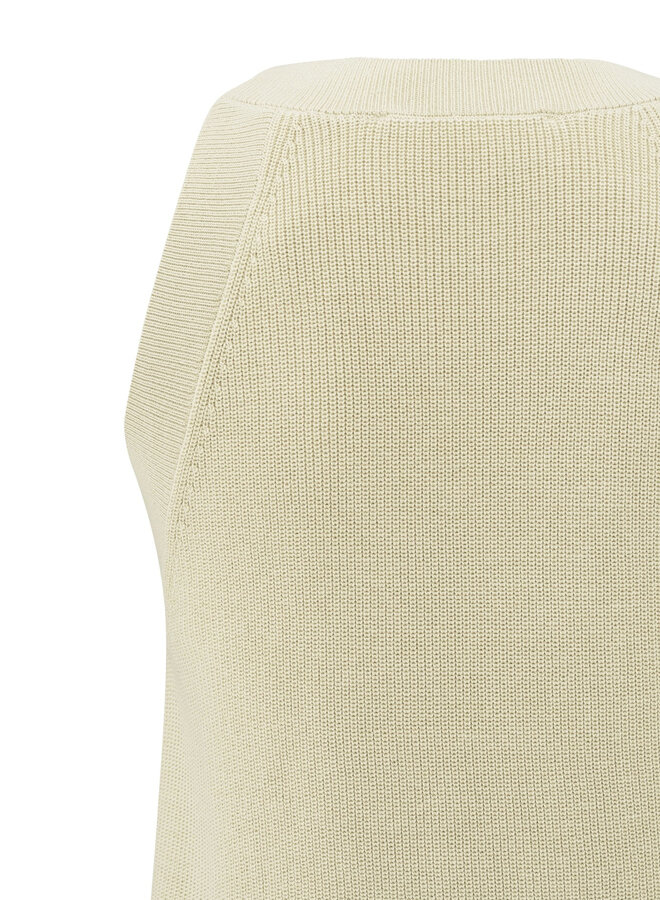 Camisole Yaya en tricot beige naturel