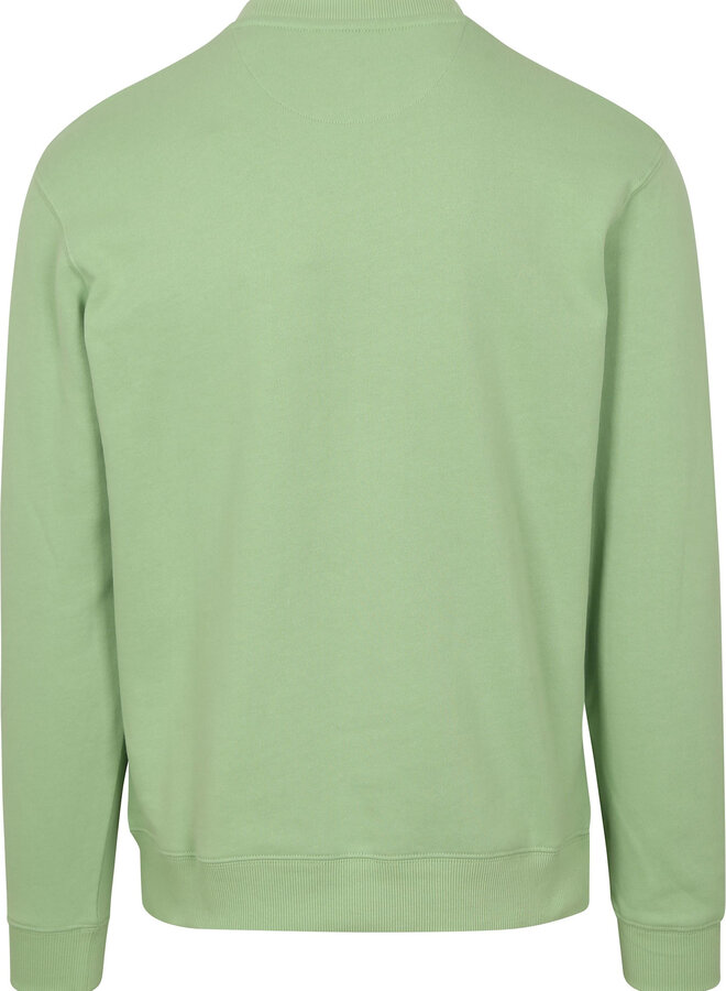 Chandail Scotch & Soda molletonné à col rond vert pistache