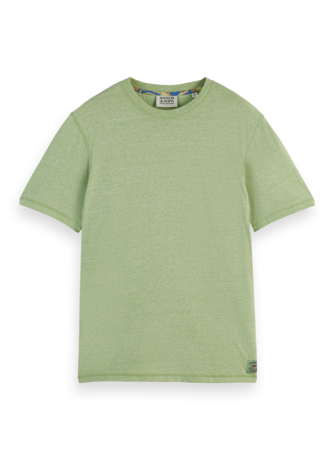 T-shirt Scotch & Soda vert pistache mélange