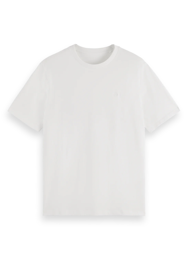 T-shirt Scotch & Soda signature blanc