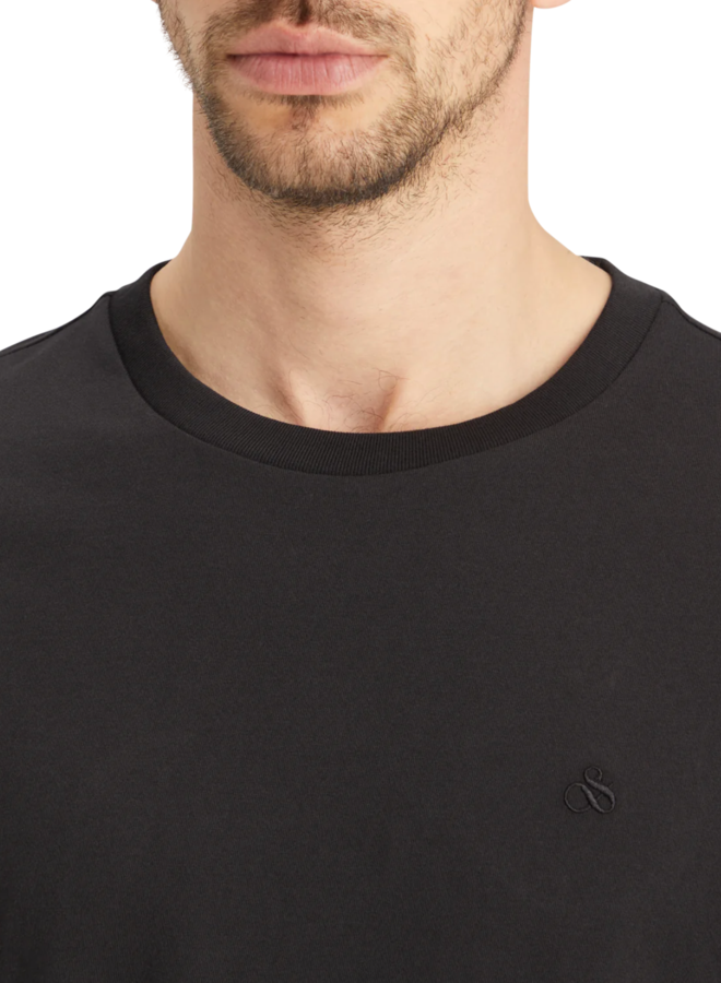 T-shirt Scotch & Soda signature noir