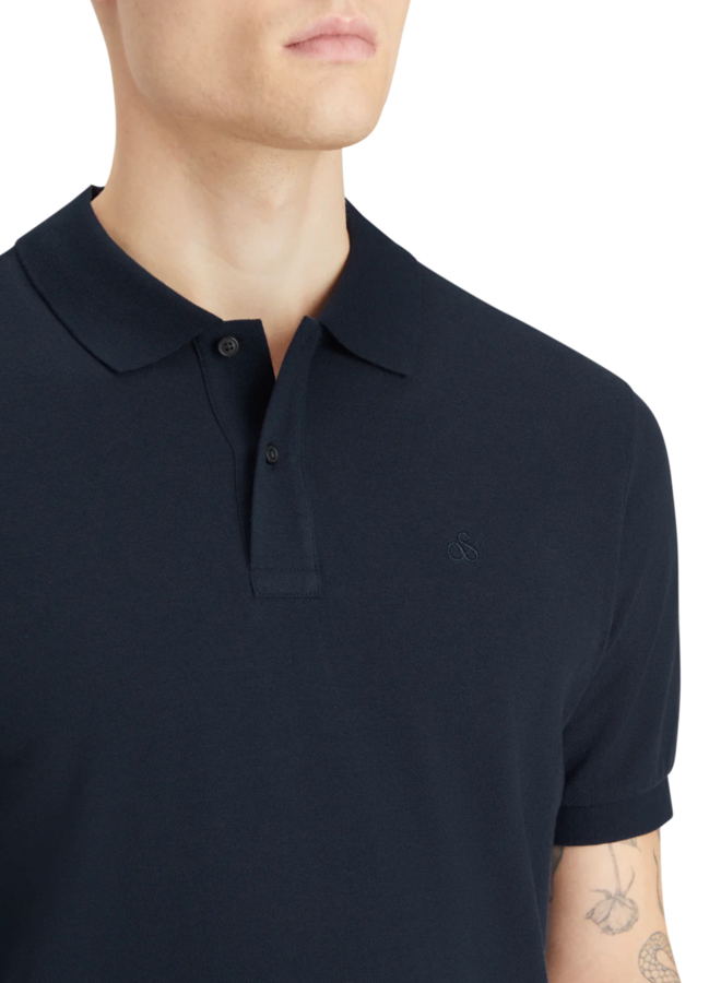 Polo Scotch & Soda bleu marine