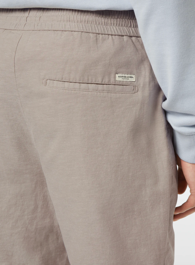 Bermuda Scotch & Soda à taille élastique gris pâle