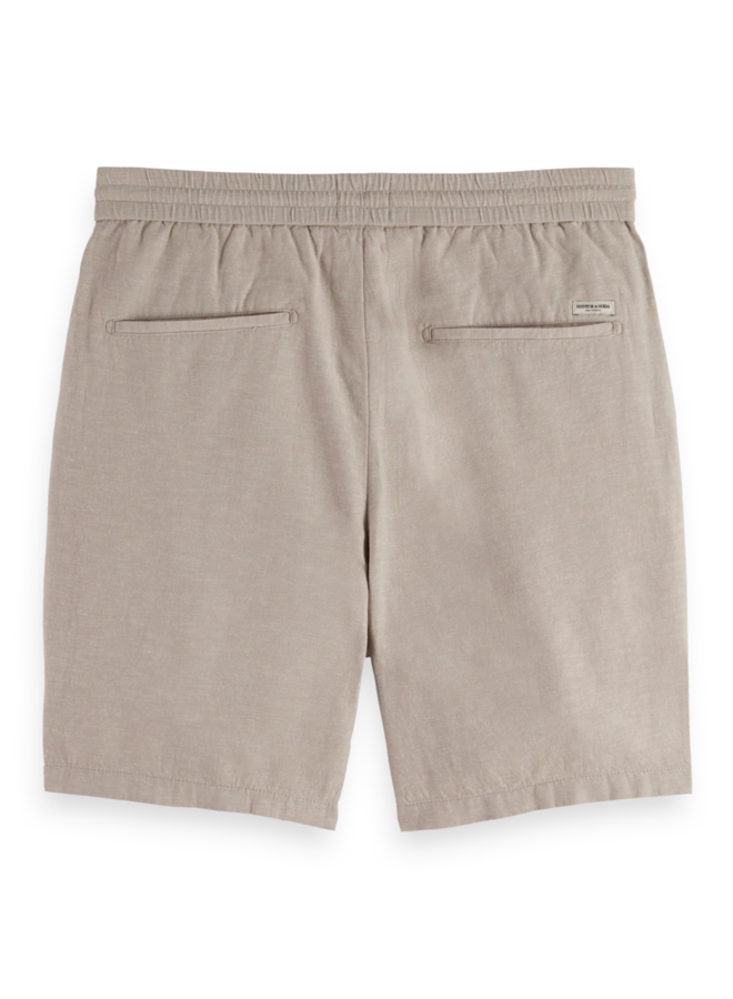 Bermuda Scotch & Soda à taille élastique gris pâle