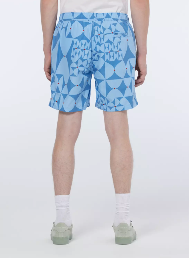 Maillot de bain Scotch & Soda bleu pâle imprimé