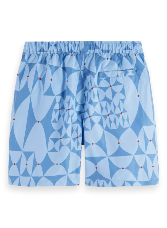 Maillot de bain Scotch & Soda bleu pâle imprimé