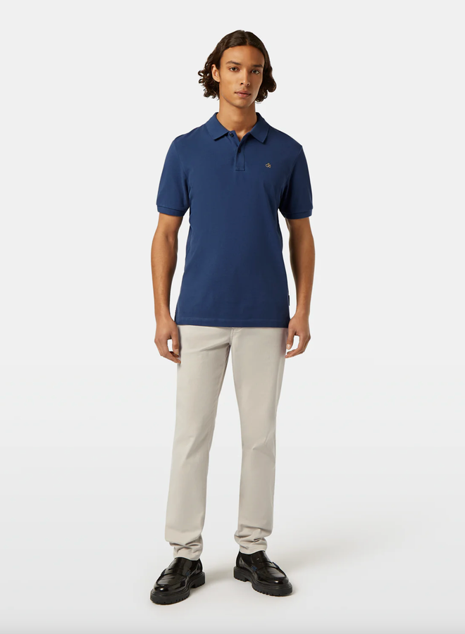 Polo Scotch & Soda bleu atlantique