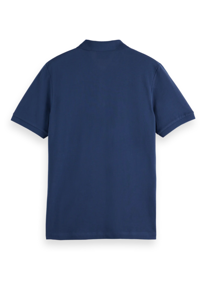 Polo Scotch & Soda bleu atlantique