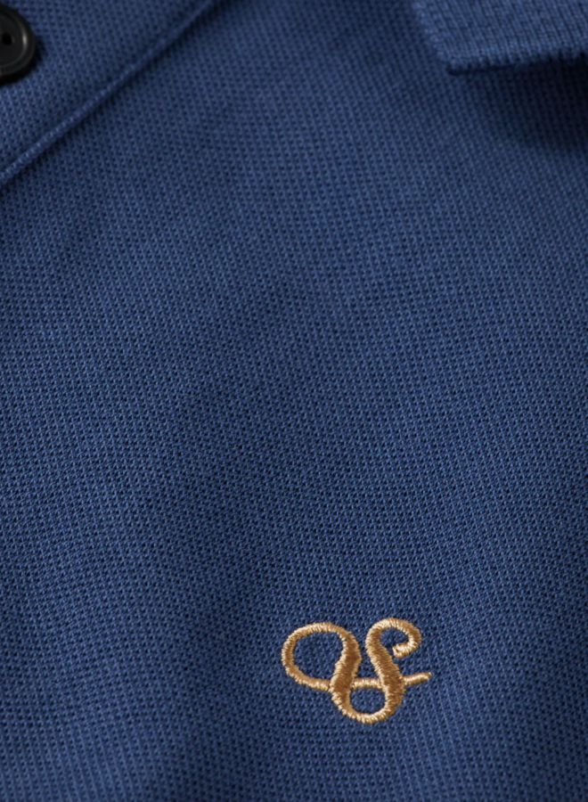 Polo Scotch & Soda bleu atlantique