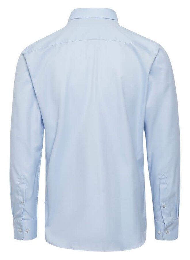 Chemise Matinique Marc tissée bleu pâle
