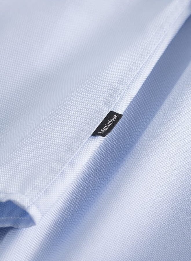 Chemise Matinique Marc tissée bleu pâle