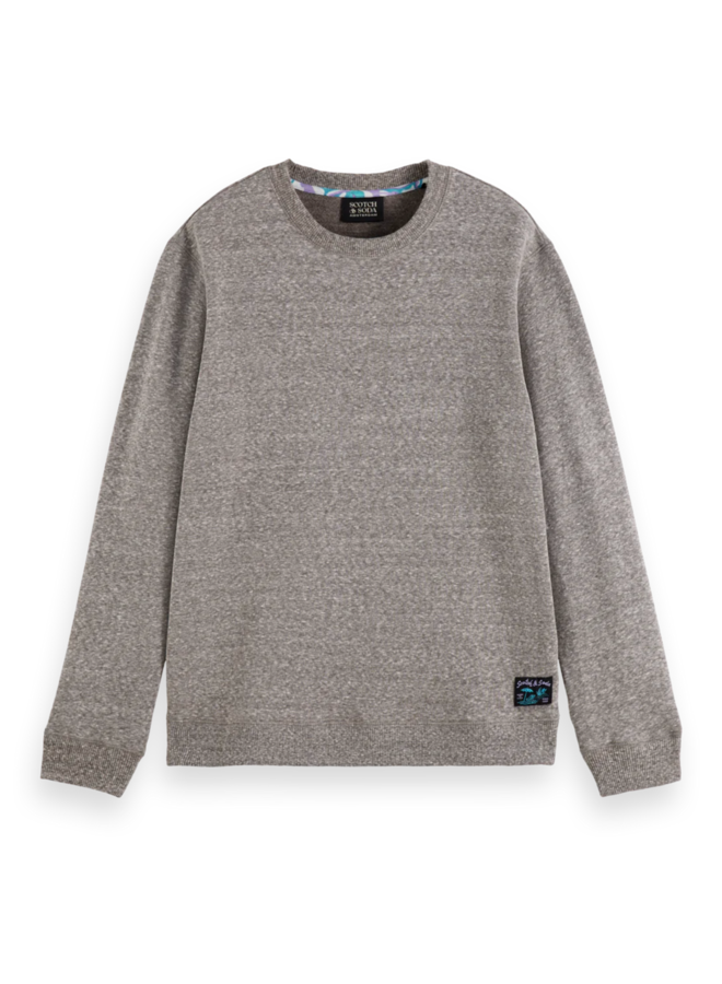 Chandail Scotch & Soda à manches longues noir mélange