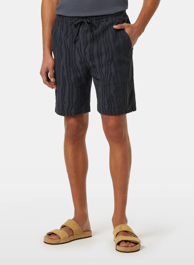 Bermuda Scotch & Soda à taille élastique charcoal imprimé noir