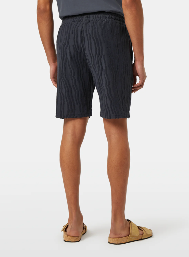 Bermuda Scotch & Soda à taille élastique charcoal imprimé noir
