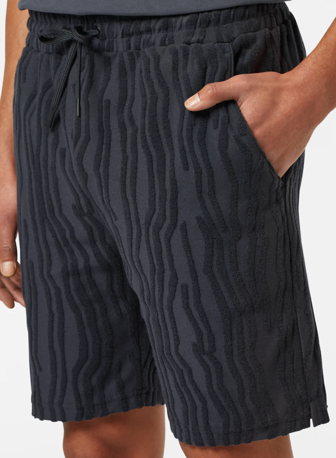 Bermuda Scotch & Soda à taille élastique charcoal imprimé noir
