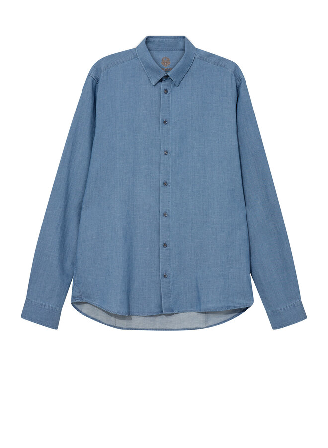Chemise Mos Mosh Gallery Marco bleu chambray