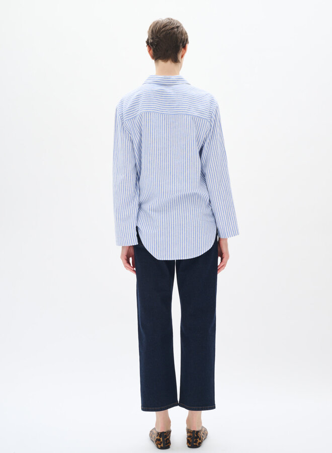 Chemise InWear Rimone rayée bleue & blanche