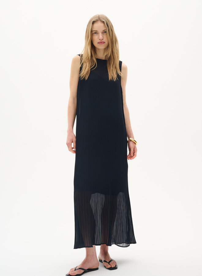 Robe longue InWear Finley craquée bleu marine