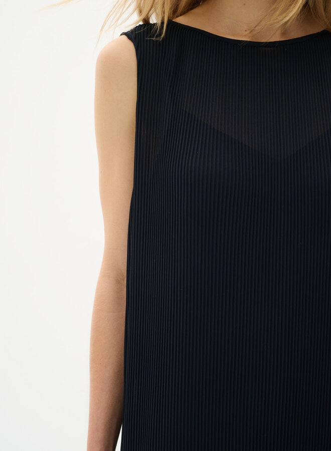 Robe longue InWear Finley craquée bleu marine