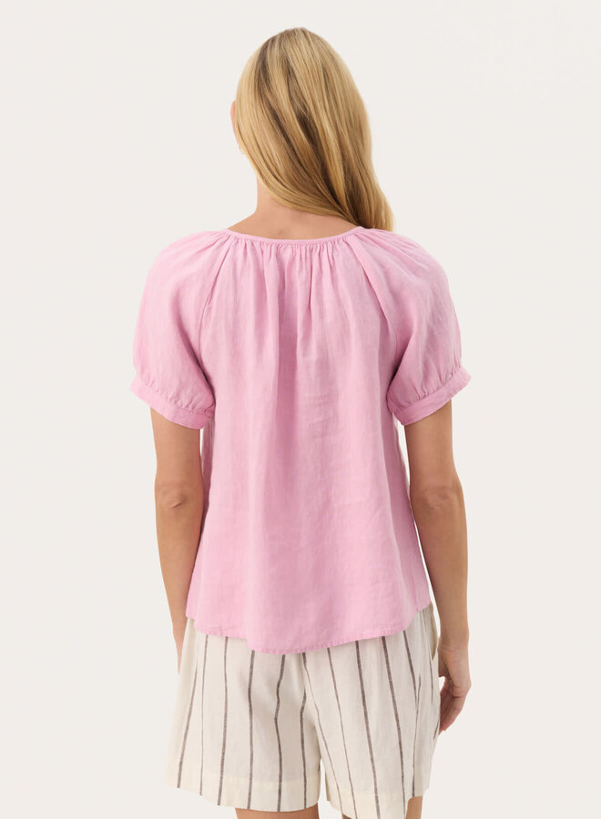 Blouse Part Two Rosanna en lin rose nectar
