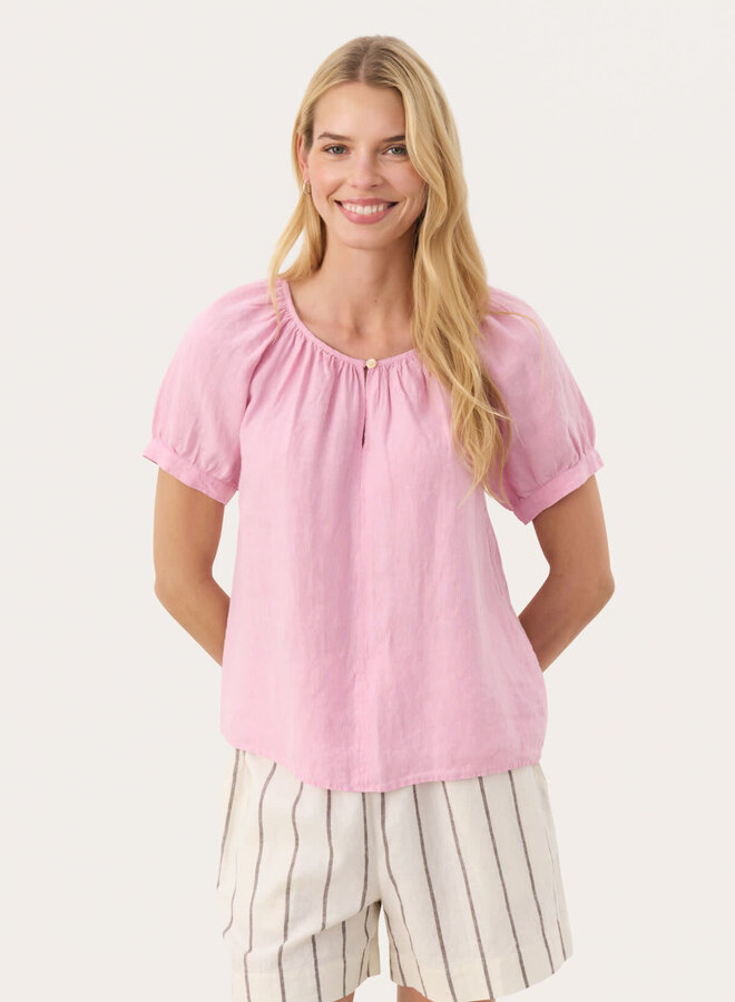 Blouse Part Two Rosanna en lin rose nectar