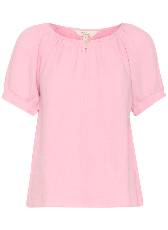 Blouse Part Two Rosanna en lin rose nectar