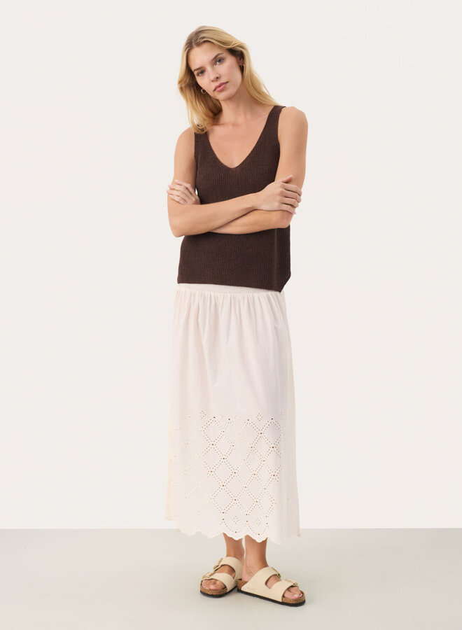 Camisole Part Two Rebecca en tricot brune