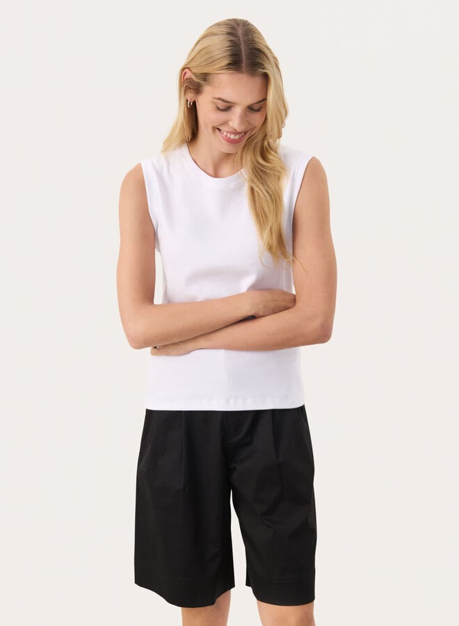 Camisole Part Two Rowena en coton blanc
