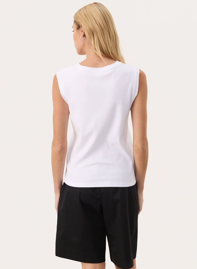 Camisole Part Two Rowena en coton blanc