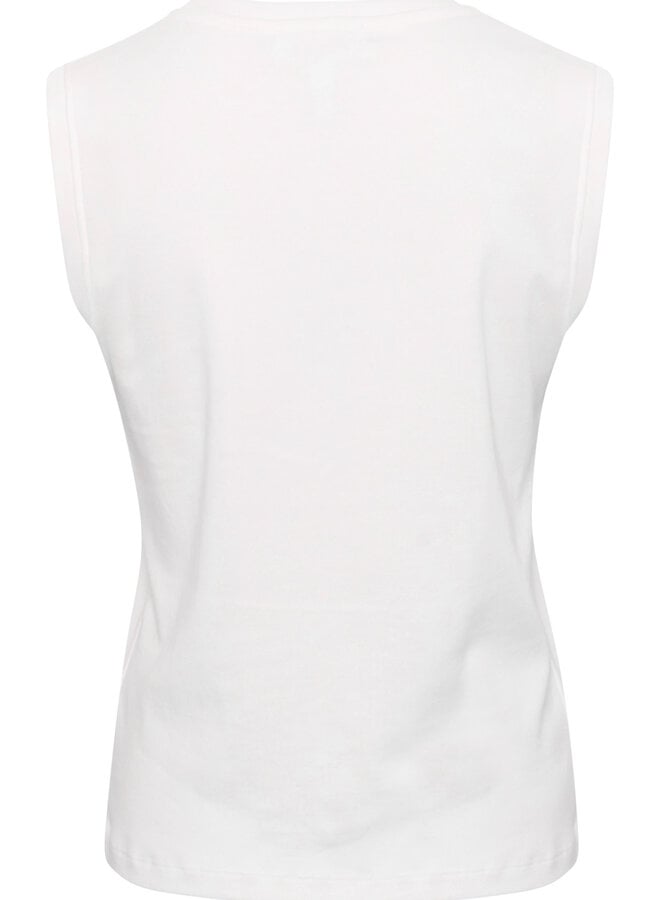 Camisole Part Two Rowena en coton blanc