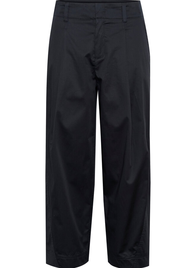 Pantalon Part Two Ramize à plis noir