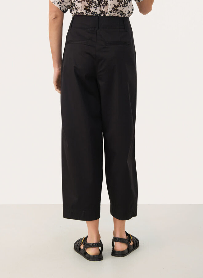 Pantalon Part Two Ramize à plis noir