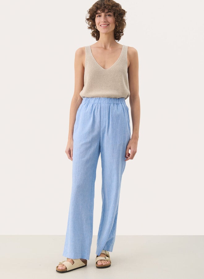 Pantalon Part Two Rayi bleu chambray
