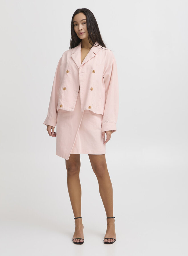 Veston Atelier Rêve Kunis à fermeture croisée rose ballerine