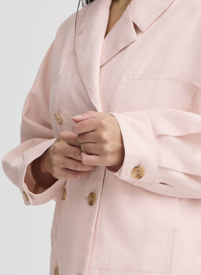 Veston Atelier Rêve Kunis à fermeture croisée rose ballerine