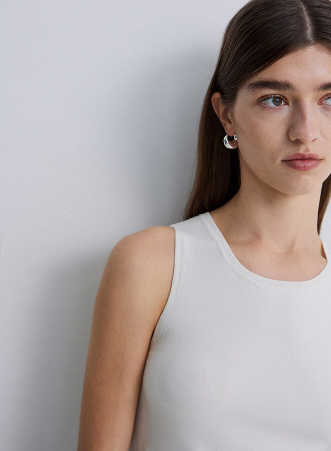 Camisole Yerse Flore écrue