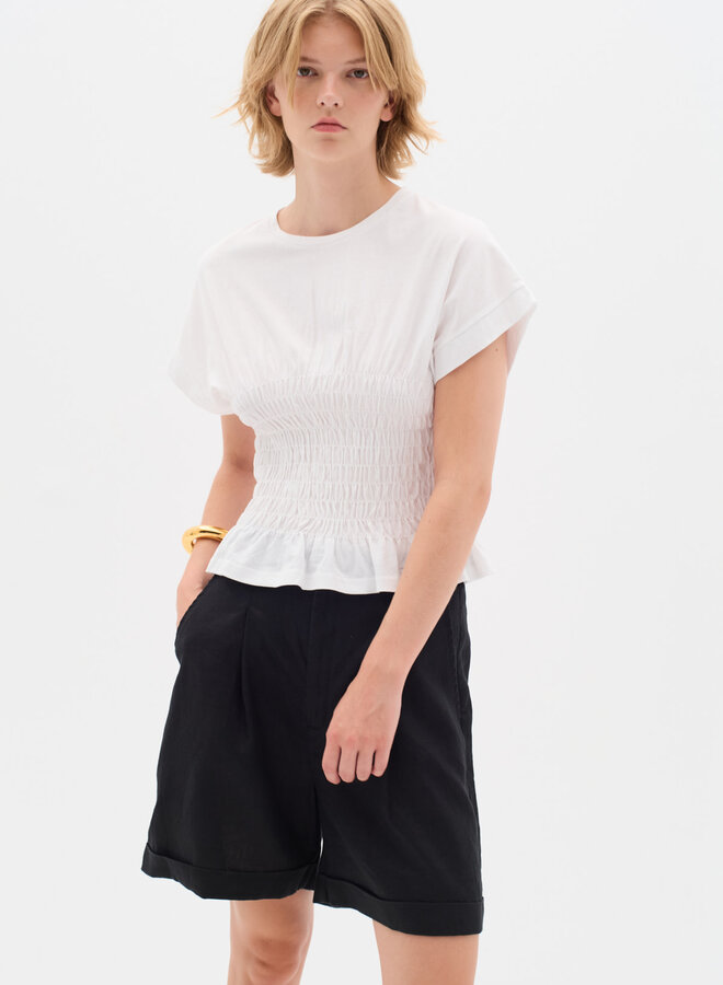 Bermuda InWear Rigitta à plis noir