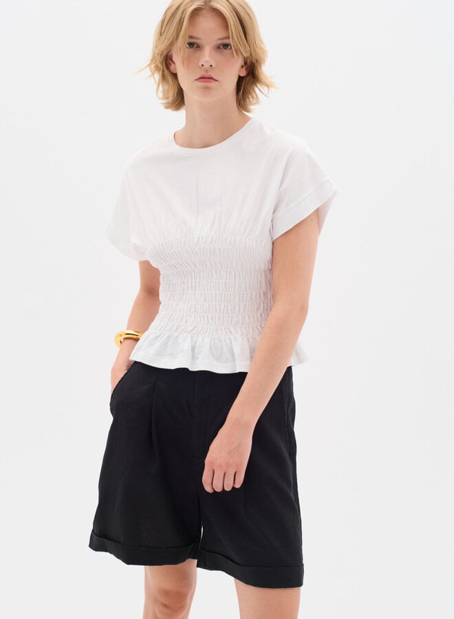 Bermuda InWear Rigitta à plis noir