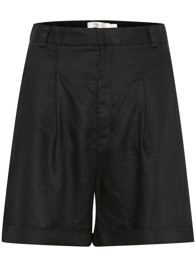 Bermuda InWear Rigitta à plis noir