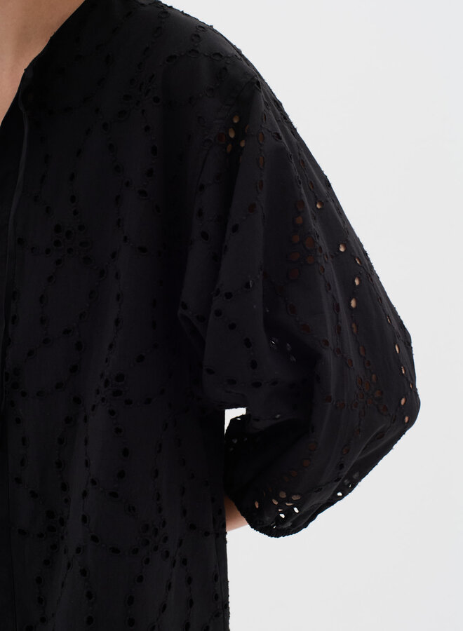 Robe InWear Faith à broderies anglaises noire