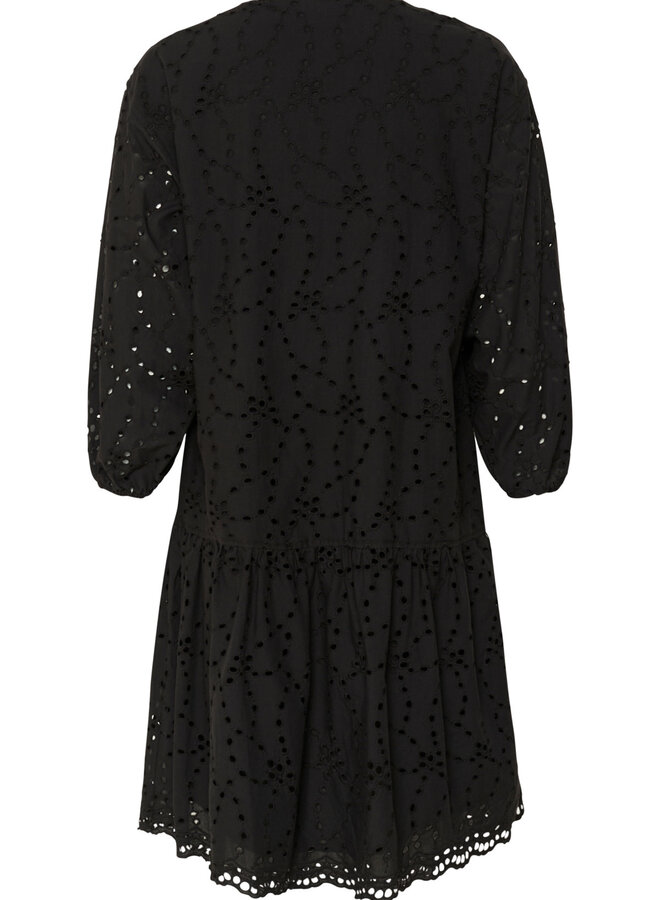 Robe InWear Faith à broderies anglaises noire