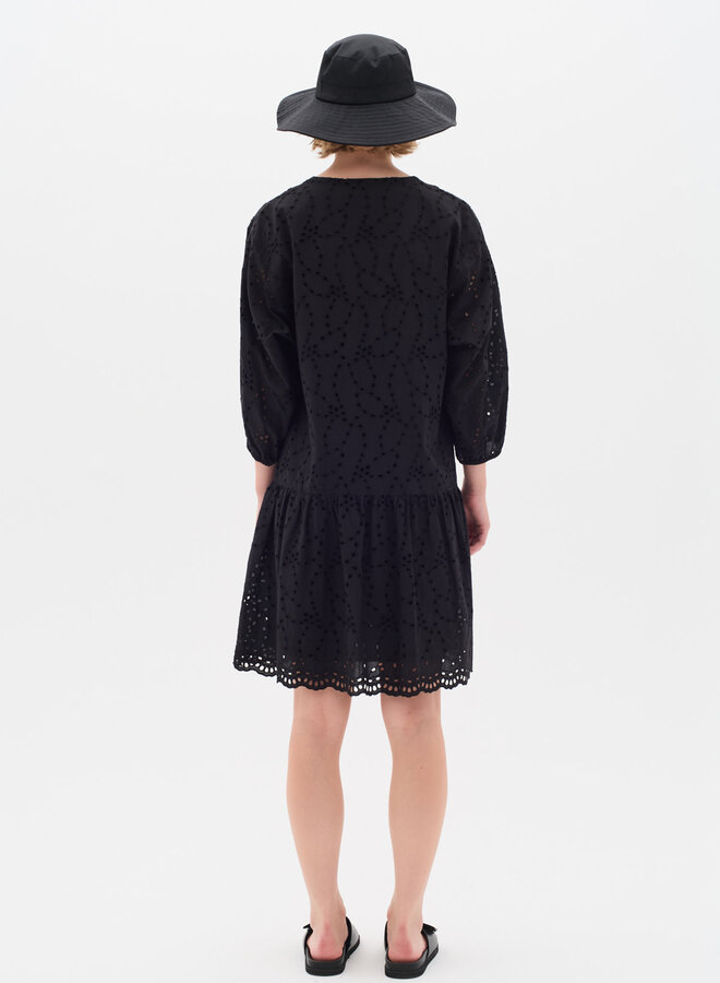 Robe InWear Faith à broderies anglaises noire