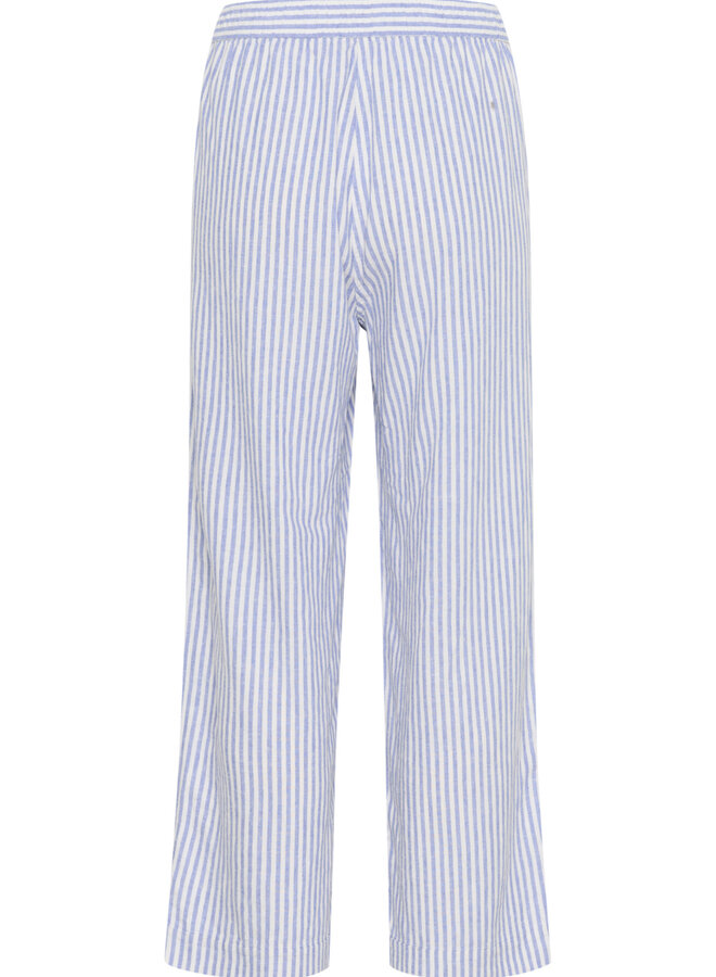 Pantalon InWear Rimone rayé bleue & blanc