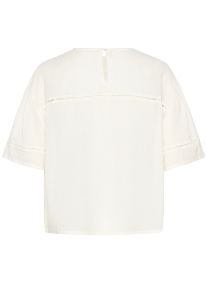 Blouse Soaked in luxury Amona avec crochet écrue